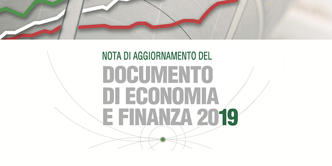 nota di aggiornamento del documento di economia e finanza 2019
