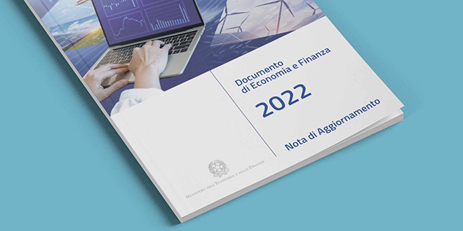 documento di economia e finanza 2022 - nota di aggiornamento